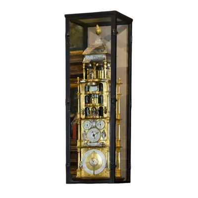 106_Et pragtstykke af et astronomisk ur med klokkespil og bevægelige figurer