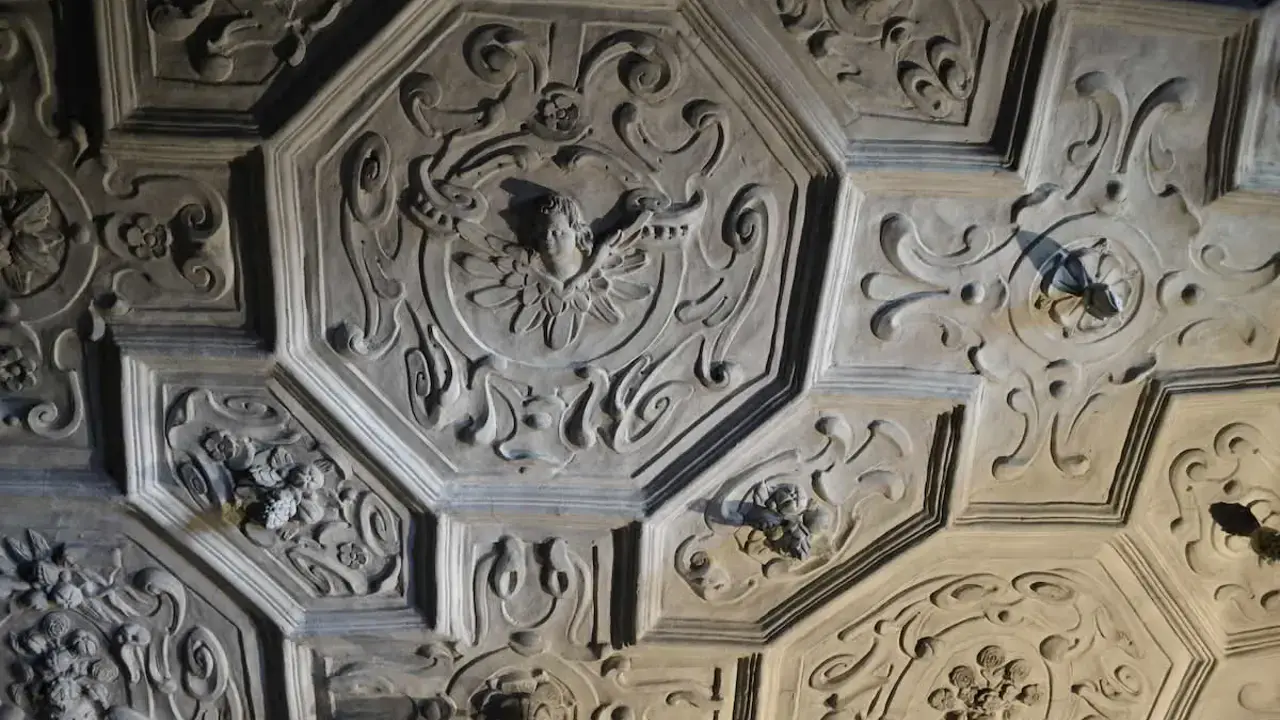 Valentin Dreslers stukloft i Det Mørke Værelse på Rosenborg Slot
